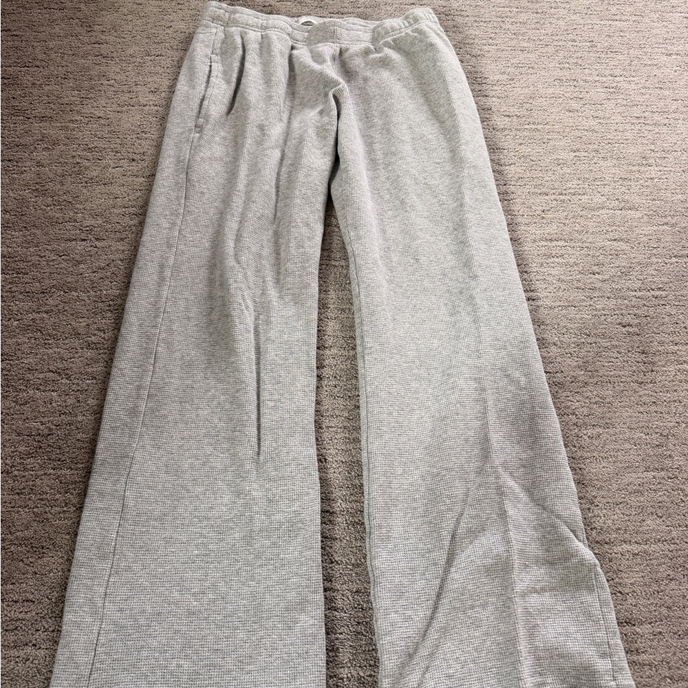 Brandy waffle sweatpants